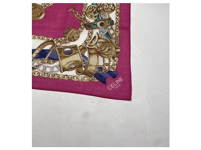 Céline Celine rosa Seidenhandkerchief Pink - Ansicht 2