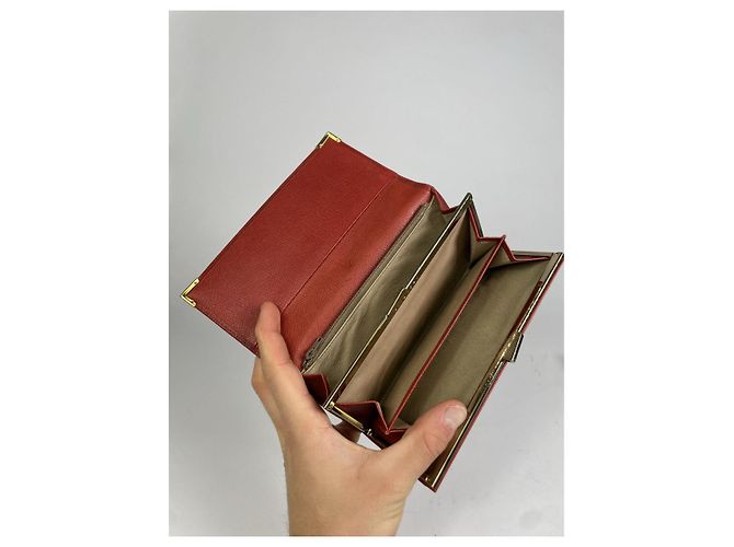 Givenchy GV3 Red Leather Wallet - view 5