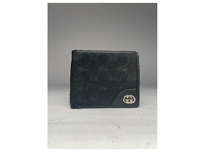 Carteira de couro preto Gucci GG Blooms - vista 2