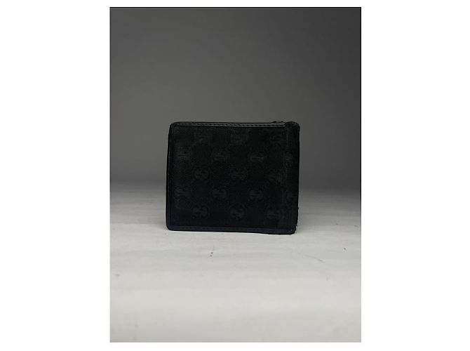 Carteira de couro preto Gucci GG Blooms - vista 3