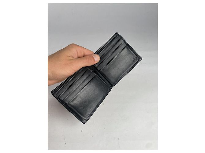 Carteira de couro preto Gucci GG Blooms - vista 4