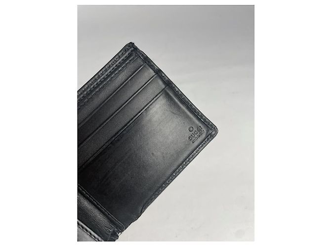 Carteira de couro preto Gucci GG Blooms - vista 5