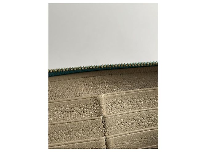 Céline Celine Blue Leather Wallet - view 3