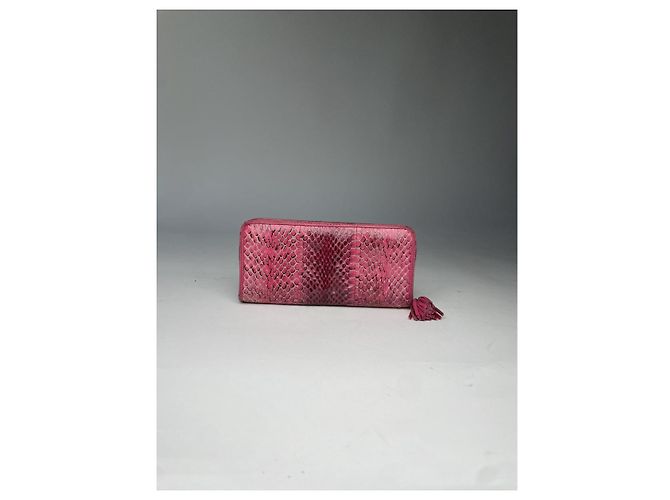 Cartera de cuero rosa Loewe Puzzle - vista 2