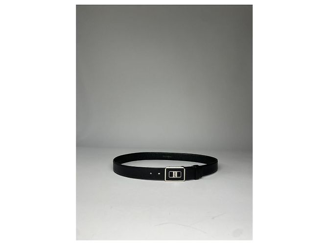 Cintura in pelle nera Yves Saint Laurent Nero - vista 5