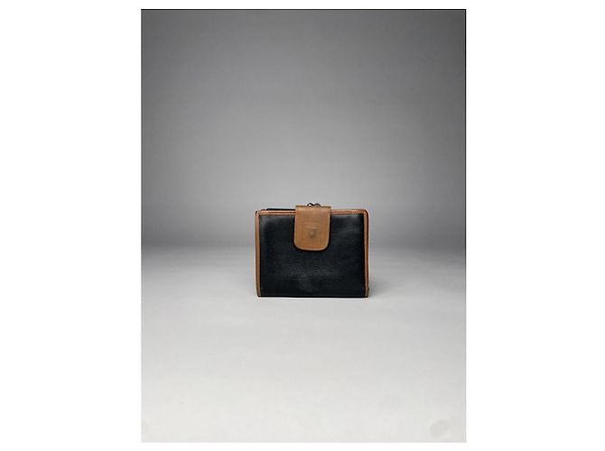Céline Celine Triomphe schwarze Lederbörse - Ansicht 5