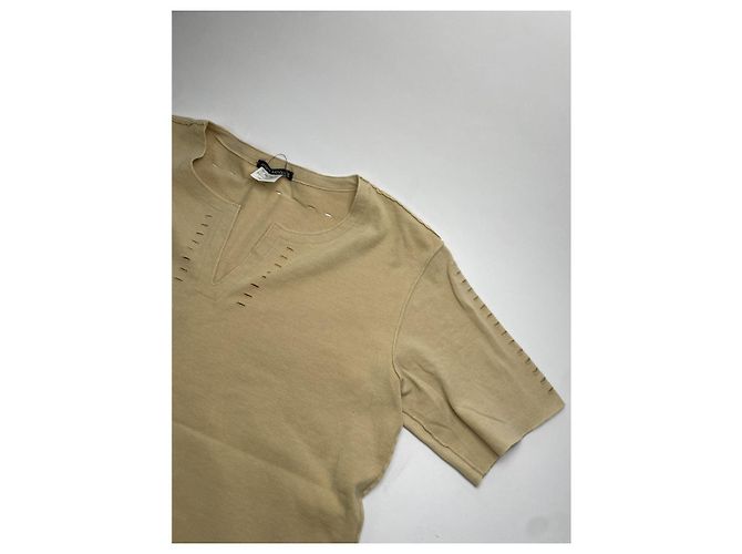 Top de lino beige Issey Miyake - vista 3