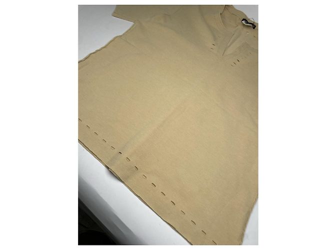 Top de lino beige Issey Miyake - vista 4