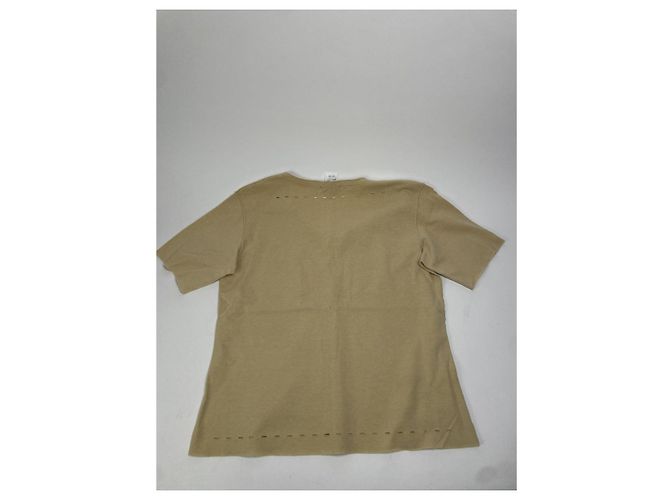 Top de lino beige Issey Miyake - vista 5