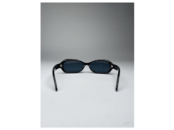 Timeless Gafas de sol de plástico negro Chanel - vista 5
