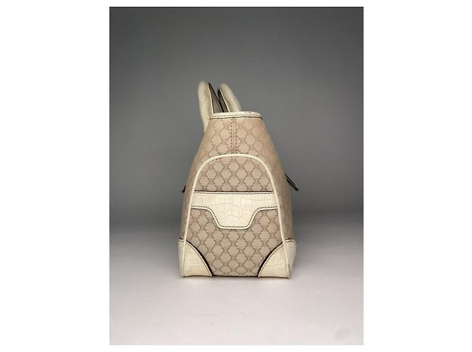 Céline Bolso de cuero blanco Celine Boogie - vista 2