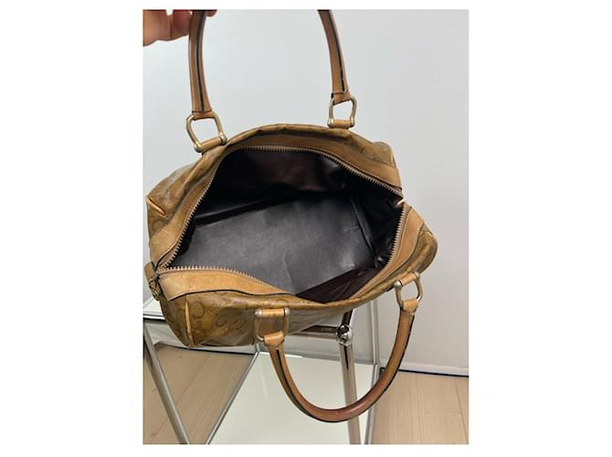 Céline Borsa a secchiello in pelle marrone Celine - vista 3