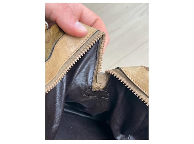 Céline Borsa a secchiello in pelle marrone Celine - vista 4