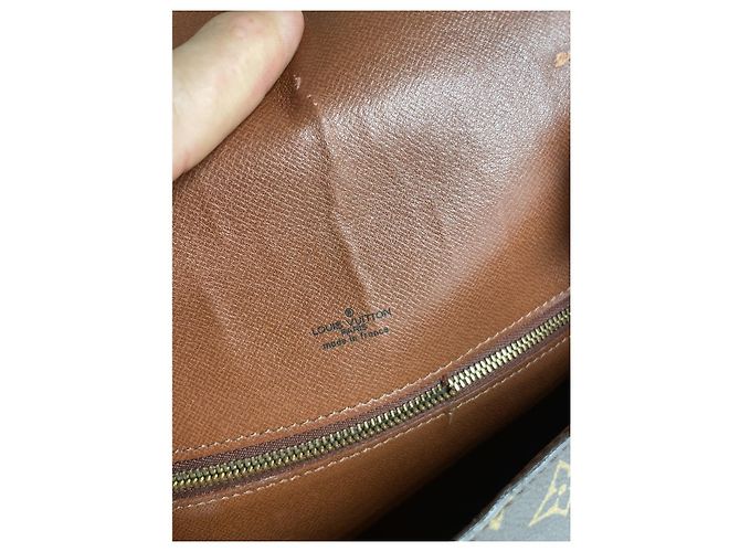 Borsa a mano in pelle marrone Chantilly di Louis Vuitton - vista 2