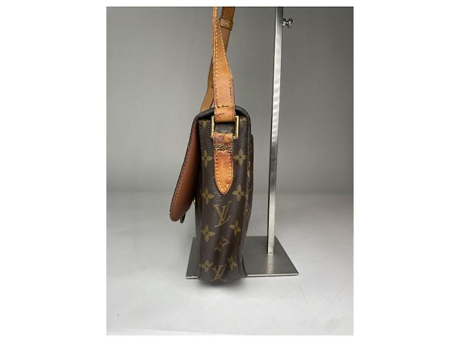 Borsa a mano in pelle marrone Chantilly di Louis Vuitton - vista 5