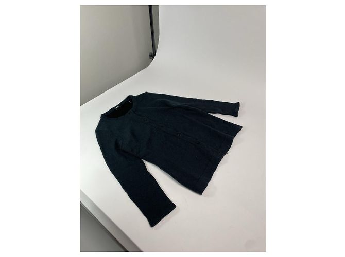 Jil Sander Navy Strickwaren aus Wolle Marineblau - Ansicht 4