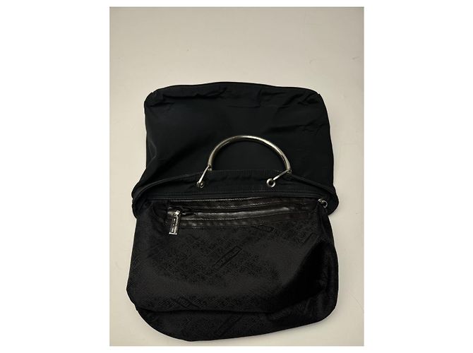 Borsa in cotone nera Double Knot di Bottega Veneta Nero - vista 2