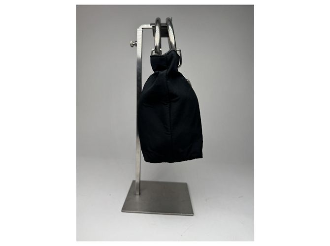 Borsa in cotone nera Double Knot di Bottega Veneta Nero - vista 3