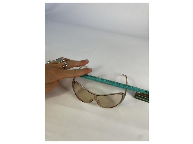 Otras gafas de sol de plástico Yves Saint Laurent Beige - vista 4