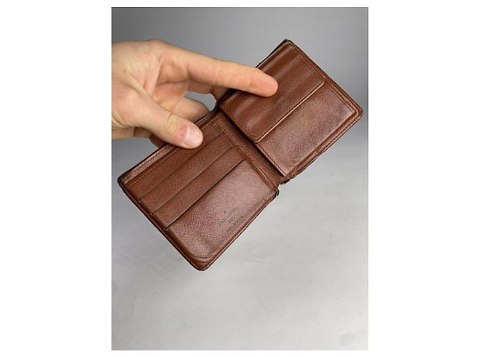 Borsa in pelle marrone Louis Vuitton - vista 4
