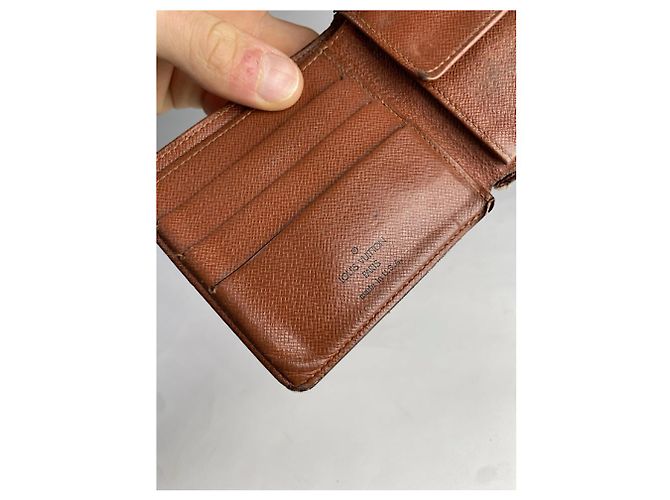 Borsa in pelle marrone Louis Vuitton - vista 5