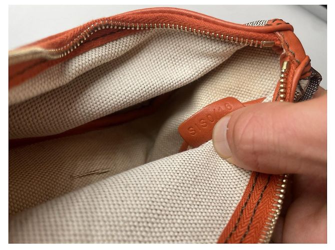 Triomphe Céline Borsa in pelle grigia Celine Ava Grigio - vista 3