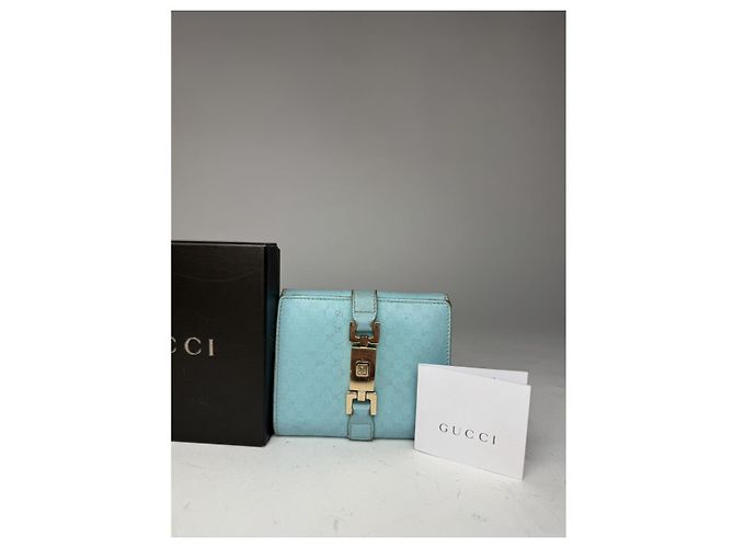 Jackie Cartera de cuero turquesa Gucci Zumi - vista 2