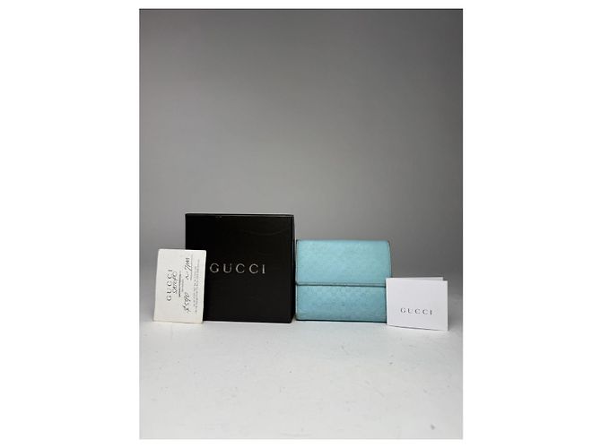 Jackie Cartera de cuero turquesa Gucci Zumi - vista 3