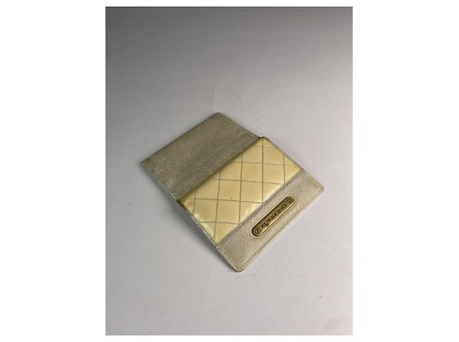 Burberry Ecru Lackledertasche Roh - Ansicht 5