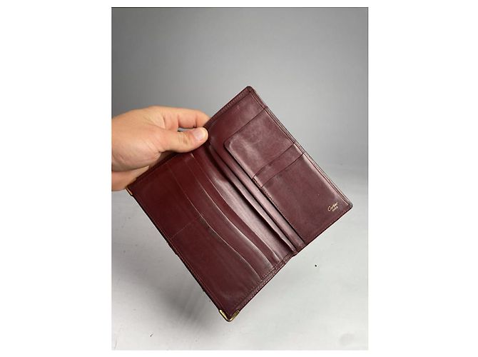 Cartier Bordeaux Lackleder Tasche - Ansicht 5