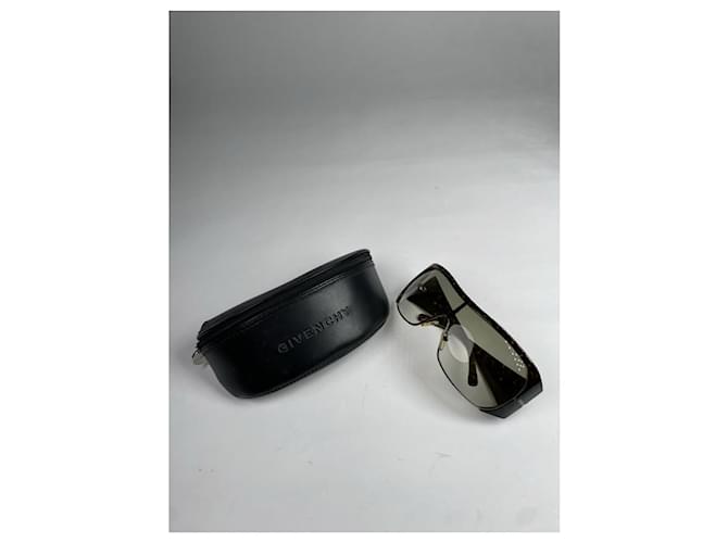 Givenchy schwarze Kunststoffsonnenbrille - Ansicht 2