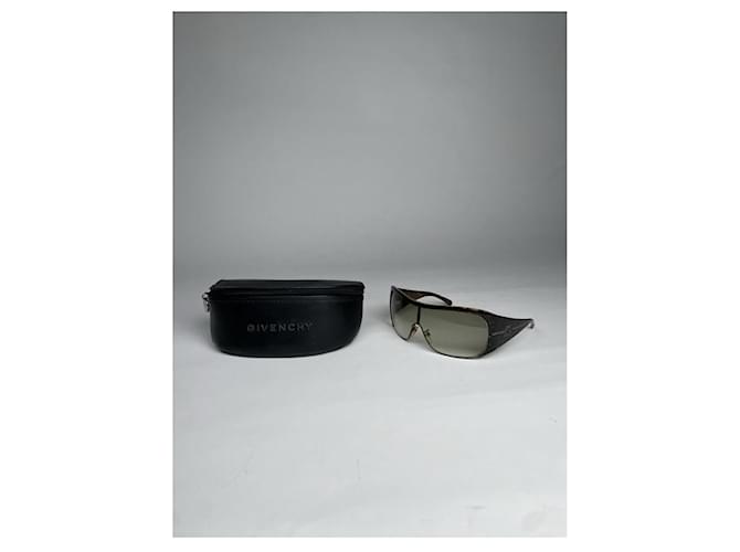 Givenchy schwarze Kunststoffsonnenbrille - Ansicht 3