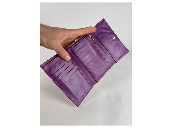 Cartera de cuero rosa Miu Miu - vista 4