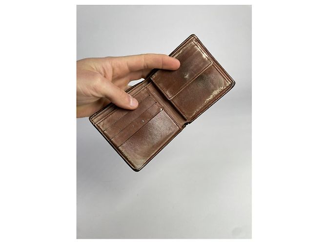 Borsa in pelle marrone Louis Vuitton - vista 3