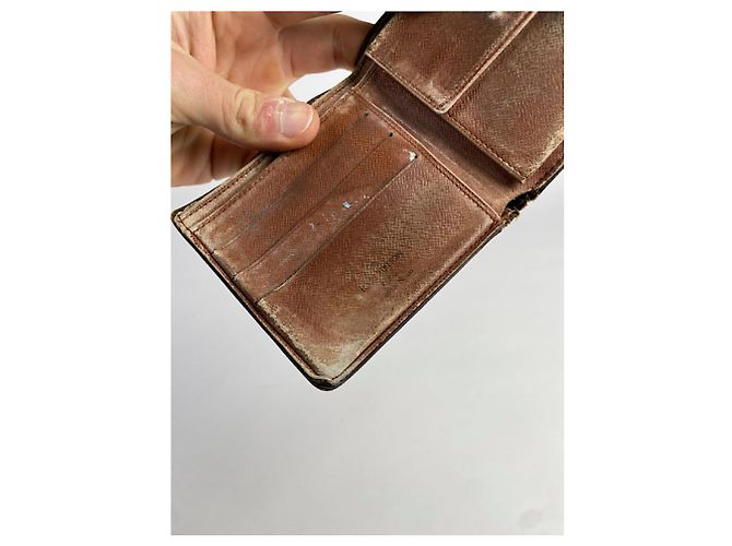Borsa in pelle marrone Louis Vuitton - vista 4