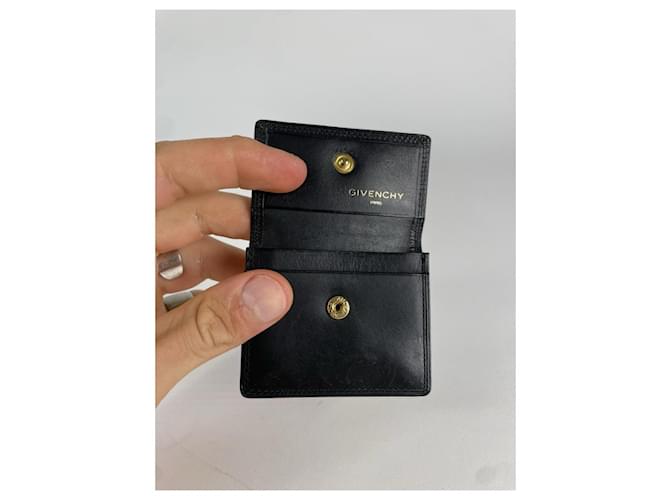 Schwarze Lederhandtasche von Givenchy - Ansicht 3