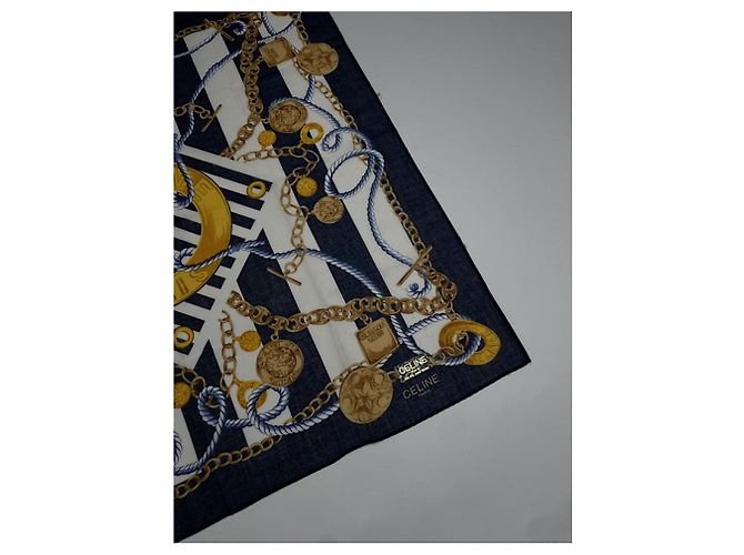 Céline Celine Multicolor Seidenhandkerchief Mehrfarben - Ansicht 4