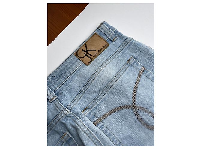 Jean de algodón azul CALVIN KLEIN - vista 2
