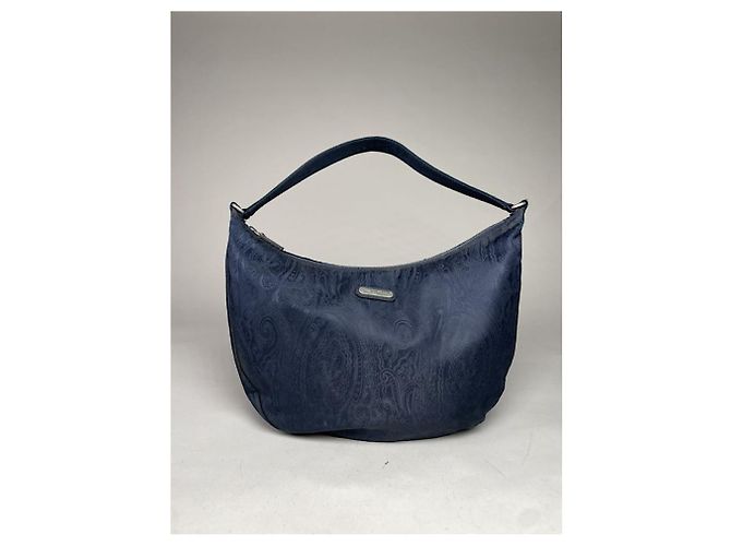 Etro blaue Polyester-Handtasche - Ansicht 2