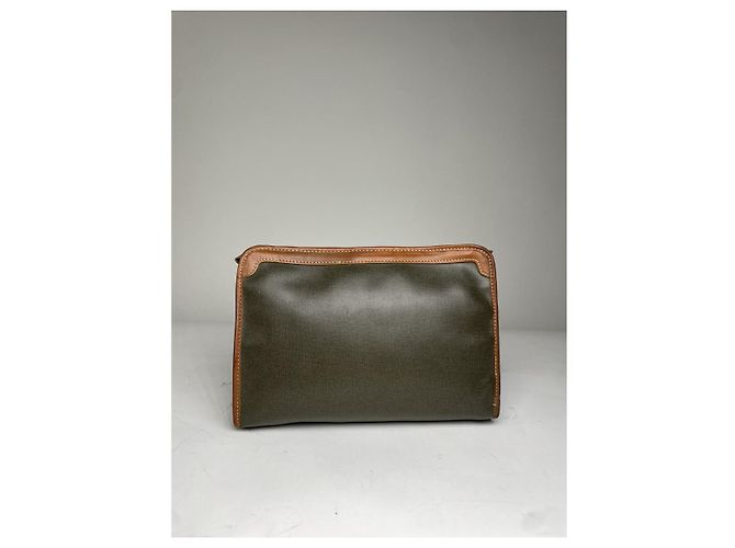 Bolso de mano de cuero gris Dior Saddle - vista 5