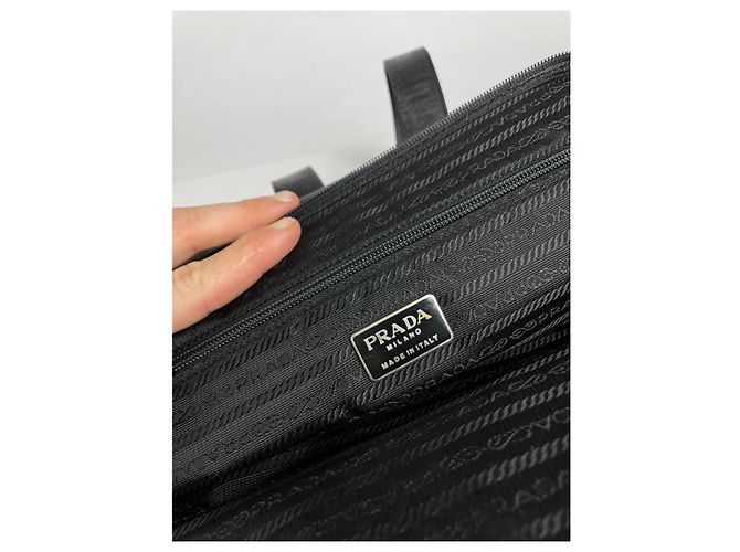 Borsa a mano Prada Cleo in pelle verniciata nera Nero - vista 2