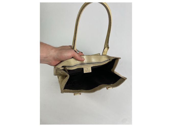 Gucci Jackie Vintage Beiger Baumwollhandtasche - Ansicht 5