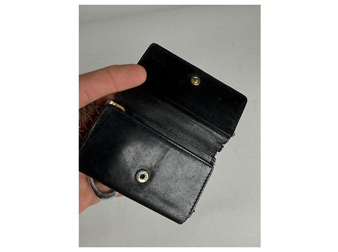 Bolsa de couro preto Cartier - vista 3