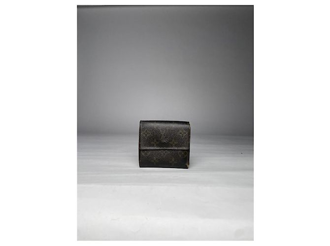 Portefeuille en cuir marron Joséphine Louis Vuitton - vue 2