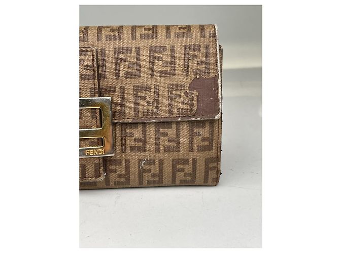 Fendi Baguette braune Lederbörse - Ansicht 5