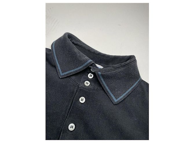 Camisa polo de algodón azul marino Vivienne Westwood - vista 5