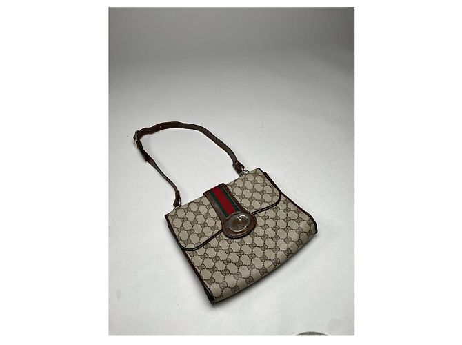 Gucci Ophidia Dome graue Lederhandtasche - Ansicht 3