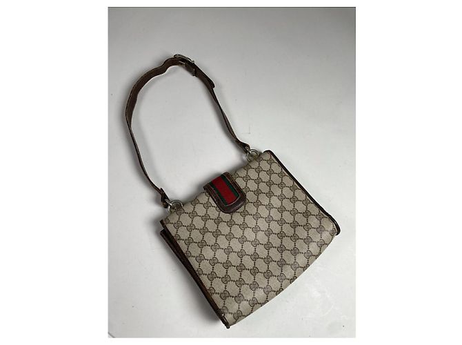 Gucci Ophidia Dome graue Lederhandtasche - Ansicht 4