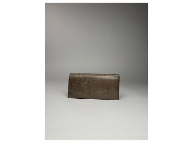 Miu Miu Grey Leather Wallet - view 2