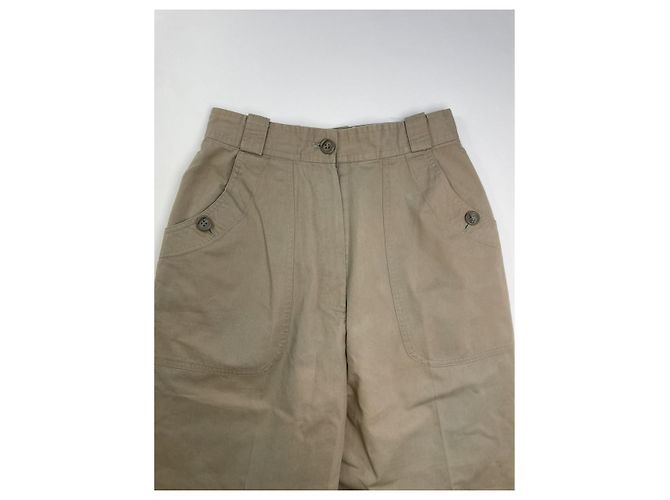 Pantalón de algodón beige Dior - vista 3